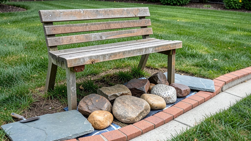 Stone for Lawn Edging: Sharp, Permanent Borders in Minutes