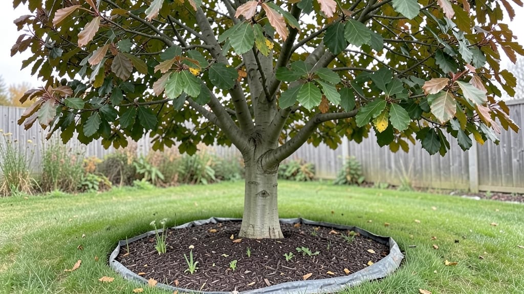 Grass Around Trees: Lush Green Swaths for a Polished Landscape Look